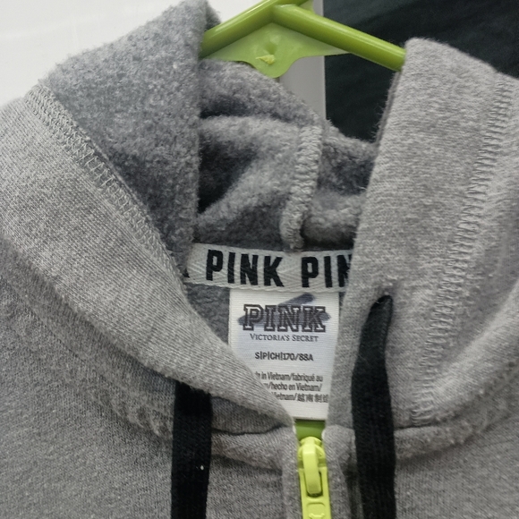 PINK Victoria's Secret Gray Hoodie - Picture 3 of 10
